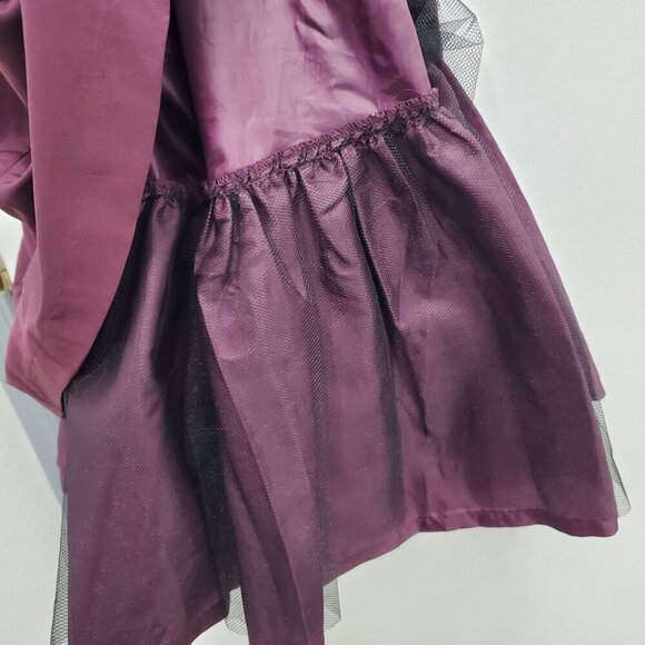 Behnaz Sarafpour for Target Junior's‎ Purple Black Lace Strapless Prom Dress 11 - Picture 3 of 6